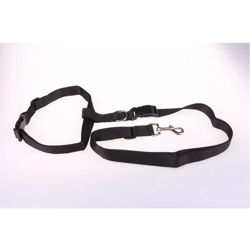 Adjustable Hands Free Pet Leash Waist Belt