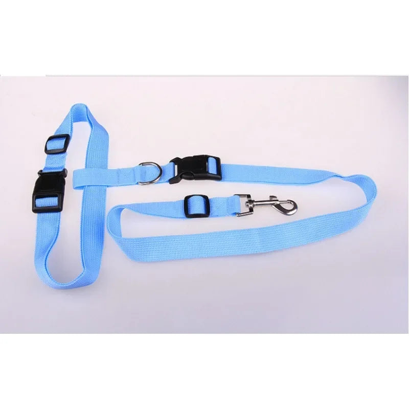 Adjustable Hands Free Pet Leash Waist Belt